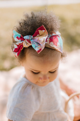 Printed Knot Headbands by BABY BLING