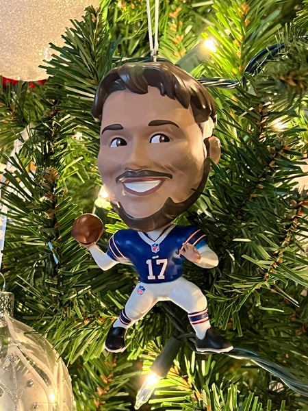 Josh Allen Wobble Head Ornament