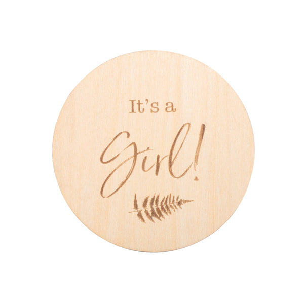 It’s a Girl Milestone Disc