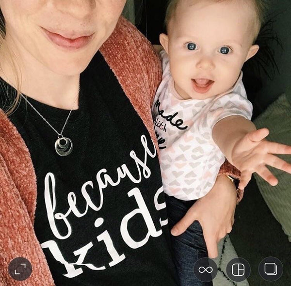 Banky Girl Creations - “Because Kids" Tee