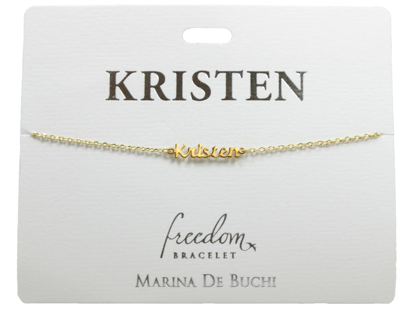 Freedom Initial and Name Bracelets (K-M)