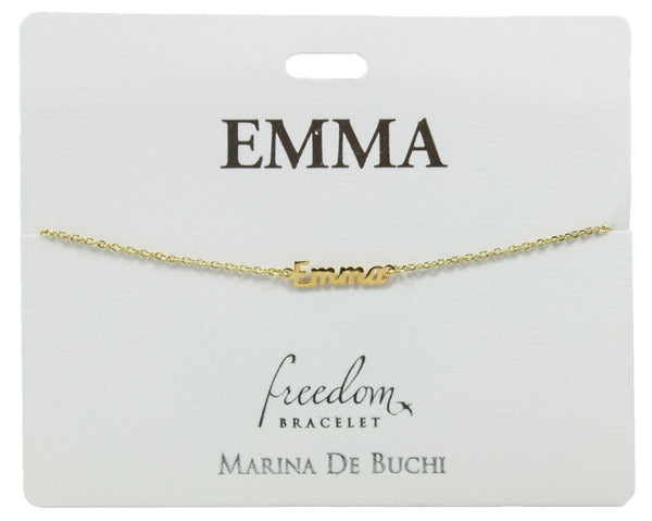 Freedom Initial and Name Bracelets (D-J)