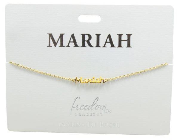 Freedom Initial and Name Bracelets (K-M)